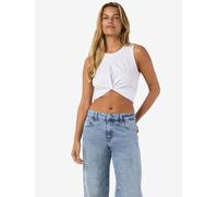 Noisy may Top para Mujer, Blanco Brillante, XS