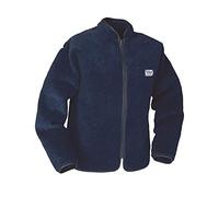 Top Swede 7030-02-03 Modelo 7030 - Chaqueta de piel sintética, color azul marino y gris, talla XS