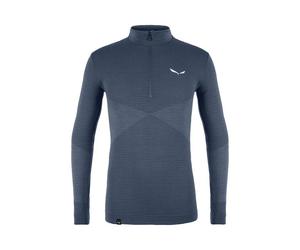 Top técnico Salewa ZEBRU MED WARM AMR M 1/2Z (Denim oscuro)