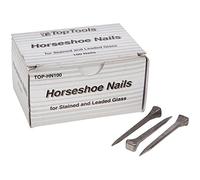 Top Tools - Caja de 100 clavos de herradura de acero de 5 cm