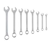 TOP TOOLS Llaves combinadas de 6 a 19 mm, 8 unidades, tamaños: 6, 8, 10, 12, 13, 14, 17, 19 mm