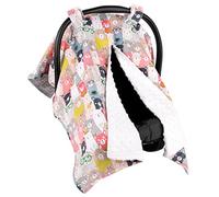 Top Tots Deluxe Minky - Funda para asiento de coche (40 x 29 pulgadas), color blanco