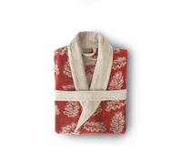 Top Towel Albornoz Arabico Jacquard 100% Algodón 500 g/m² - Acabado Terciopelo, Alta Absorción y Tacto Suave