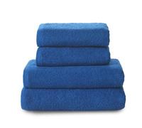 Top Towel - Plus - Toallas de baño Grandes - Toallas baño - 2 Toallas de Mano o Lavabo + 2 Toallas de Ducha - Algodon 100% - Azulina