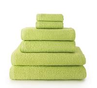 Top Towel - Juego de Toallas Baño Completo (6 Piezas): Toallas Ducha, Manos y Cara Suaves y Absorbentes - Algodón 100%, 400 g/m², Sin Pelusa