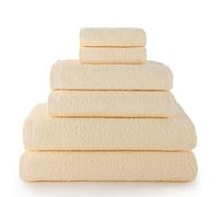 Top Towel - Juego de Toallas Baño Completo (6 Piezas): Toallas Ducha, Manos y Cara Suaves y Absorbentes - Algodón 100%, 400 g/m², Sin Pelusa