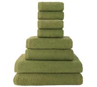 Top Towel - Juego de Toallas Baño Completo (8 Piezas): 4 Toallas Bidé/Cara, 2 Toallas Manos/Lavabo y 2 Toallas Baño Grandes Ducha - Algodón 100%, 400 g/m², Suaves y Absorbentes