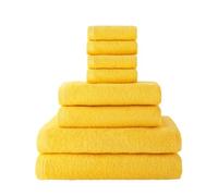 Top Towel - Juego de Toallas Baño Completo (8 Piezas): 4 Toallas Bidé/Cara, 2 Toallas Manos/Lavabo y 2 Toallas Baño Grandes Ducha - Algodón 100%, 400 g/m², Suaves y Absorbentes