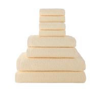 Top Towel - Juego de Toallas Baño Completo (8 Piezas): 4 Toallas Bidé/Cara, 2 Toallas Manos/Lavabo y 2 Toallas Baño Grandes Ducha - Algodón 100%, 400 g/m², Suaves y Absorbentes