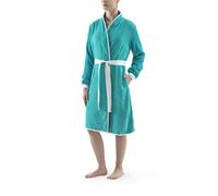 Top Towel Lady Albornoz de Mujer, Algodón, AGUAMAR, Estándar, XL