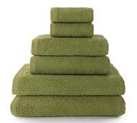 Top Towel - Plus - Toallas de baño grandes - Toallas baño - 2 toallas cara o bidet + 2 toallas de mano o lavabo + 2 toallas de ducha - Algodon 100% - Hoja