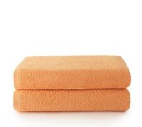 Top Towel - Plus - Toallas de baño Grandes - Toallas baño - 2 Toallas de Ducha - 100x150 cms Algodon 100% - Papaya