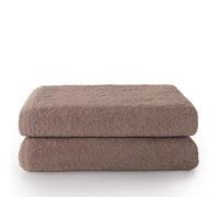 Top Towel - Plus - Toallas de baño Grandes - Toallas baño - 2 Toallas de Ducha - 100x150 cms Algodon 100% - Vison