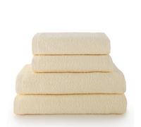 Top Towel - Plus - Toallas de baño grandes - Toallas baño - 2 toallas de mano o lavabo + 2 toallas de ducha - Algodon 100% - Natural