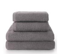 Top Towel - Plus - Toallas de baño grandes - Toallas baño - 2 toallas de mano o lavabo + 2 toallas de ducha - Algodon 100% - Gris