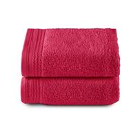 Top Towel - Premium - Toallas de baño Grandes - Toallas baño -2 Toallas de Manos -50 x 100 cms - Algodon 100% - 600 Gramos - Fuscia