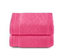Top Towel - Premium - Toallas de baño Grandes - Toallas baño -2 Toallas de Manos -50 x 100 cms - Algodon 100% - 600 Gramos - Fresa