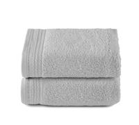 Top Towel - Premium - Toallas de baño Grandes - Toallas baño -2 Toallas de Manos -50 x 100 cms - Algodon 100% - 600 Gramos - Gris Plata