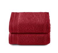 Top Towel - Premium - Toallas de baño Grandes - Toallas baño -2 Toallas de Manos -50 x 100 cms - Algodon 100% - 600 Gramos - Granate
