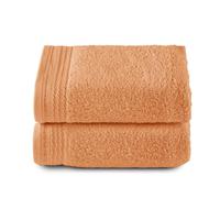 Top Towel - Premium - Toallas de baño Grandes - Toallas baño -2 Toallas de Manos -50 x 100 cms - Algodon 100% - 600 Gramos - Papaya