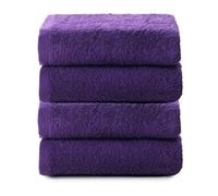 Top Towel - Toallas Baño de Manos (4 Piezas): Toallas Lavabo Suaves y Absorbentes - Algodón 100%, 400 g/m², Sin Pelusa