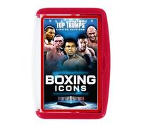 Top Trumps Juego de cartas Iconos de boxeo, juegos familiares para niños y adultos, juegos de aprendizaje, juegos de cartas para niños para más de 2 jugadores, juegos de guerra para niños, juegos de