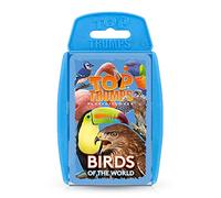 Top Trumps Juego de Cartas Birds of The World Classics, descubre Algunos Datos interesantes en Este Juego Educativo Que Incluye la envergadura del arrendajo Azul, más de 2 Jugadores es un Gran Regalo