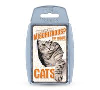Top Trumps Juego de Cartas Cats Classics, aprende Datos sobre el Gato de Bengala, Pelo Corto británico y el Gato Siberiano en Este Juego Educativo empaquetado, 2 Jugadores en adelante es un Gran