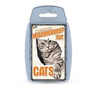 Top Trumps Juego de Cartas Cats Classics, aprende Datos sobre el Gato de Bengala, Pelo Corto británico y el Gato Siberiano en Este Juego Educativo empaquetado, 2 Jugadores en adelante es un Gran