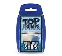 Top Trumps Juego de cartas clásico World Famous Ships – Aprende sobre petroleros, yates y cruceros