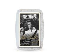 Top Trumps Juego de Cartas de edición Limitada de Elvis Presley, Juega con Las 30 Mejores Canciones del Rey del Rock and Roll, Incluyendo Teddy Bear, Don't be Cruel and Suspicious Minds, para Mayores