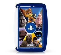 Top Trumps Juego de cartas de edición limitada de PlayStation, 30 de los videojuegos de Sony en una baraja, juega con Kratos de God of War, Abby de The Last of Us II y Bloodborne's Hunter, jugadores a