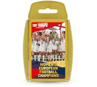 Top Trumps Juego de Cartas Especiales de campeones de fútbol Europeo para Mujeres, Juega con 30 Estrellas, Incluyendo Chloe Kelly, Lucy Bronze y Jess Carter, Golden, Regalo y Juguete para niños y