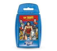 Top Trumps Juego de Cartas Especiales de la Liga de la Justicia, Juega con superhéroes y Villanos, Incluyendo Batman, Superman, Wonder Woman, Joker, Poison Ivy y Catwoman, Regalo y Juguete para niños