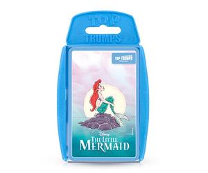 Top Trumps Juego de Cartas Especiales de la Sirenita de Disney, Juega con 30 de Tus Momentos Favoritos con Ariel, Sebastian, Flounder, MAX The Dog and Scuttle, Regalo Educativo y Juguete para Mayores