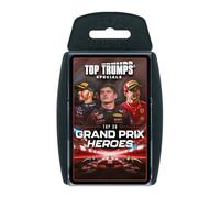 Top Trumps Juego de cartas F1 Grand Prix Heroes - Juegos familiares para niños y adultos - Juegos de aprendizaje - Juegos de cartas para niños para más de 2 jugadores - Juegos de guerra para niños -