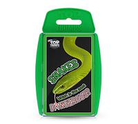 Top Trumps Juego de Cartas Snakes Classics, aprende Datos interesantes sobre el Rey Cobra, el sumador de la Muerte y la Serpiente de Hierba en Este Juego Educativo empaquetado, más de 2 Jugadores es