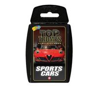 Top Trumps Juego de Cartas Sports Cars Classics, descubre Datos interesantes en Este Juego Educativo Que Incluye la Velocidad máxima del Pagani Huayra, más de 2 Jugadores es un Gran Regalo para