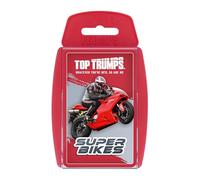 Top Trumps Juego de cartas Super Bikes Classics, descubre lo rápido que es Ducati Panigale V4 R, o qué potencia tiene Kawasaki H2R en este juego educativo empaquetado, regalos y juguetes para niños y