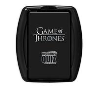 Top Trumps Juego de preguntas de Game of Thrones, 100 categorías para probar tus conocimientos y memoria con Tyrion Lannister, Cersei Lannister, Arya Stark, Daenerys Targaryen, juego de 2 jugadores