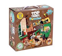 Top Trumps Juego de rompecabezas de 100 piezas de gatos y perros