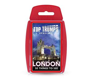 Top Trumps London 30 Things To See Specials Card Game, Learn About The British Museum, Natural History Museum, Science Museum and Tower Bridge, Educational Gift and Toy for Boys and Girls Aged 6 Plus