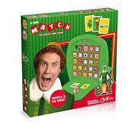 Top Trumps Match Juego de Mesa Elf, Juega con Buddy Elf, Santa y el muñeco de Nieve, Carrera para Combinar 5 de los mismos Personajes seguidos, Divertido Juego de Viaje Familiar para 2 Jugadores a