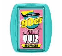 Top Trumps Quiz 90er Juego de Conocimiento Años Popkultur Spieleabend
