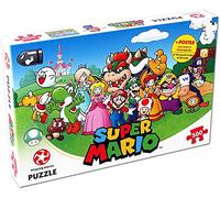 Top Trumps Rompecabezas Super Mario and Friends Puzzle 500 Piezas - Juguetes para niños 10+ años y Todos los Fans de Las Aventuras, para Jugar Solo o en compañía, Incluye póster