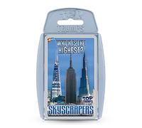 Top Trumps Skyscrapers Classics Card Game, aprende Datos sobre el Burj Khalifa, The Shard y el Empire State Building en Este Juego Educativo empaquetado, Regalo y Juguete para niños y niñas a Partir