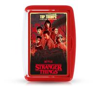 Top Trumps Stranger Things Juego de cartas | Juegos familiares para niños y adultos | Juegos educativos | Juegos de cartas para niños a partir de 2 jugadores | Juegos de guerra para niños | Juegos