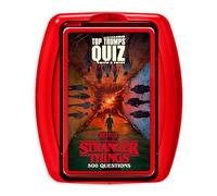 Top Trumps Stranger Things: Quiz Games - Trivia Quiz - Juegos para Adolescentes - Grandes Juegos de Viaje y Juegos de Viajes por Carretera - Juegos de Trivia al Aire Libre - Juegos Familiares para