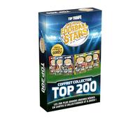 Top Trumps World Football Stars - Juego de 6 paquetes de cartas con estrellas del fútbol con bandeja de juego + base - Juego de cartas de fútbol TOP200 Collector's Pack