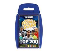 Top Trumps World Football Stars Top 200 - Juego de Cartas 1, Juega con Lionel Messi, Sadio Mane, Mac Allister, Ederson y Jamal Musiala, Regalo Educativo para Mayores de 6 años